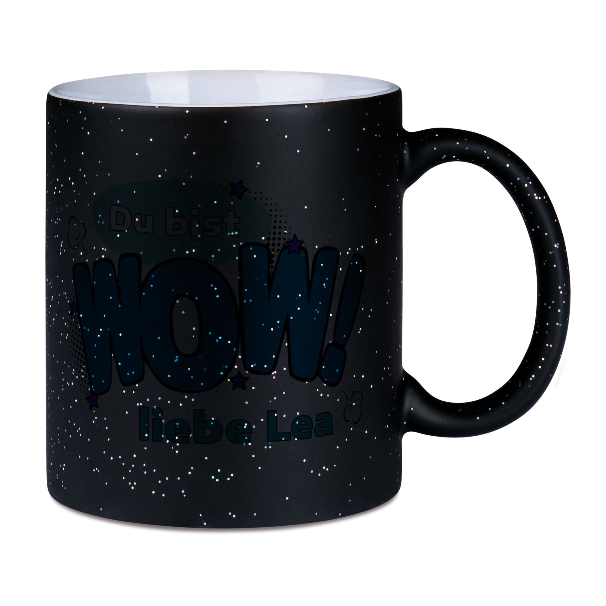 Tasse Magic l selbst gestalten matt mit Glitzer
