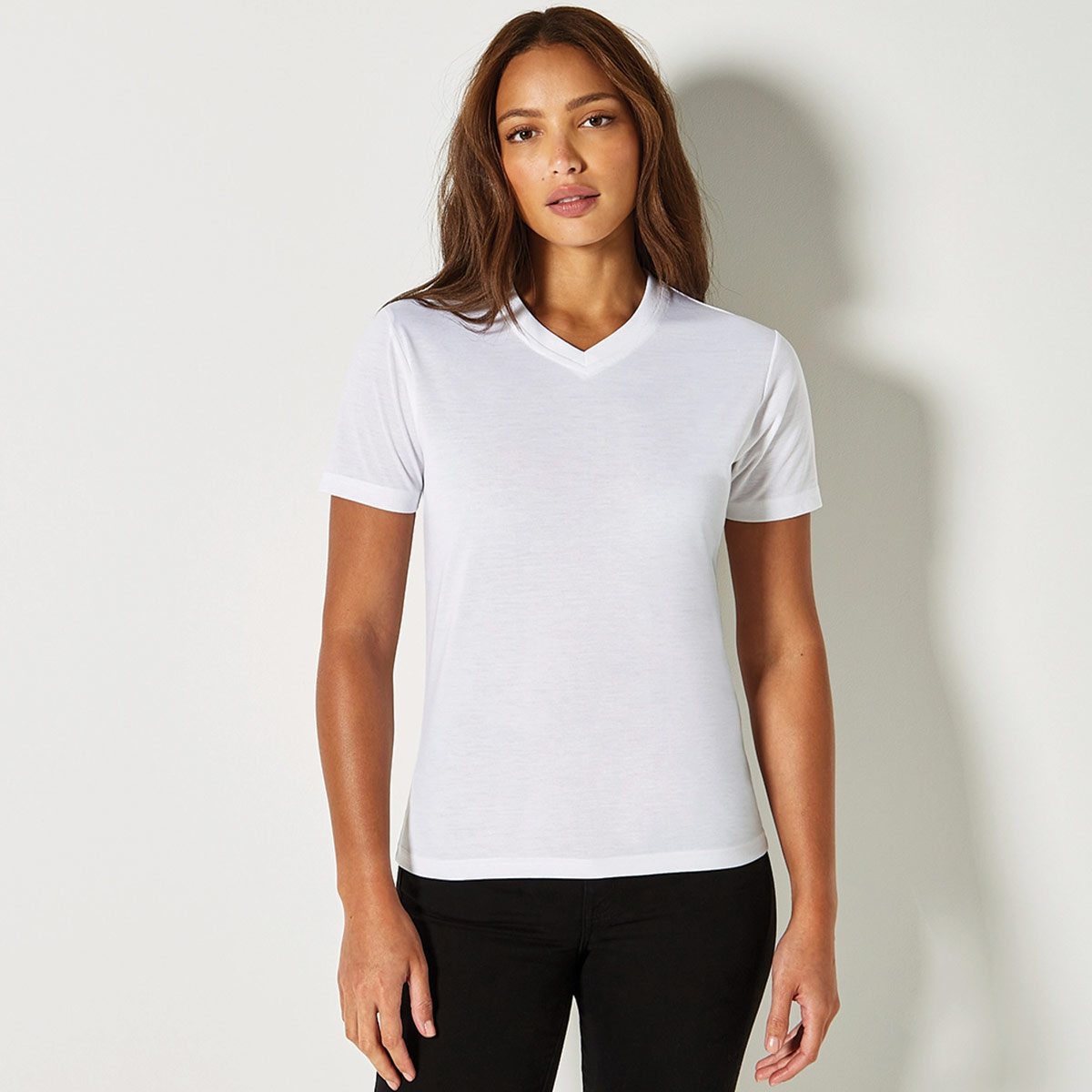 T-Shirts Damen 1-seitig weiß l selbst gestalten Damen
