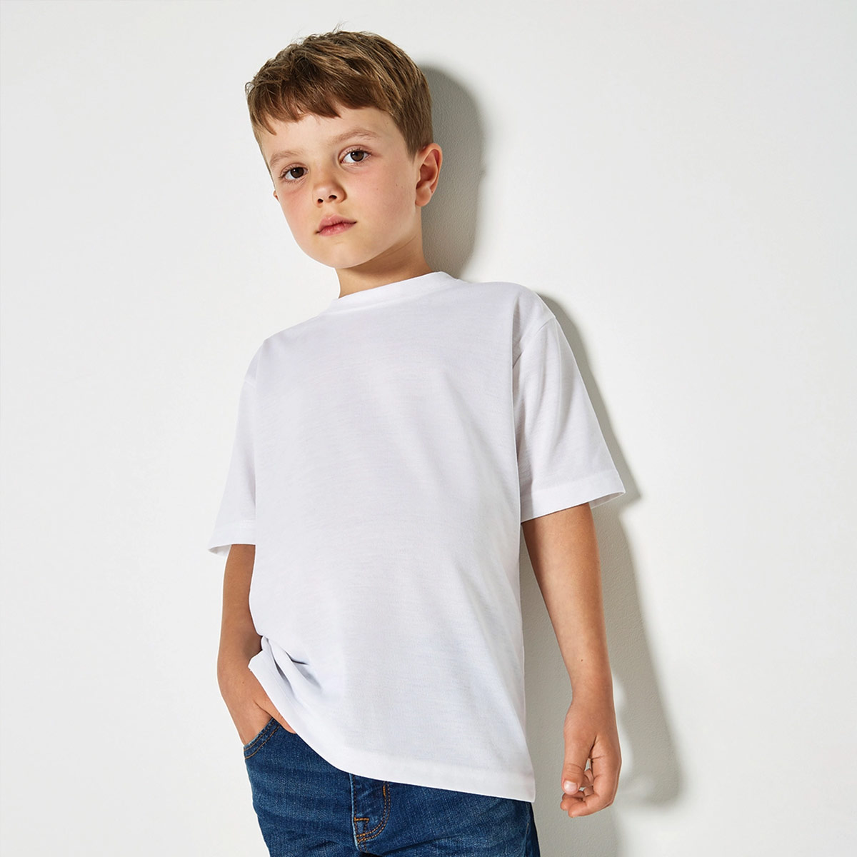T-Shirts 2-seitig weiß l selbst gestalten Kids