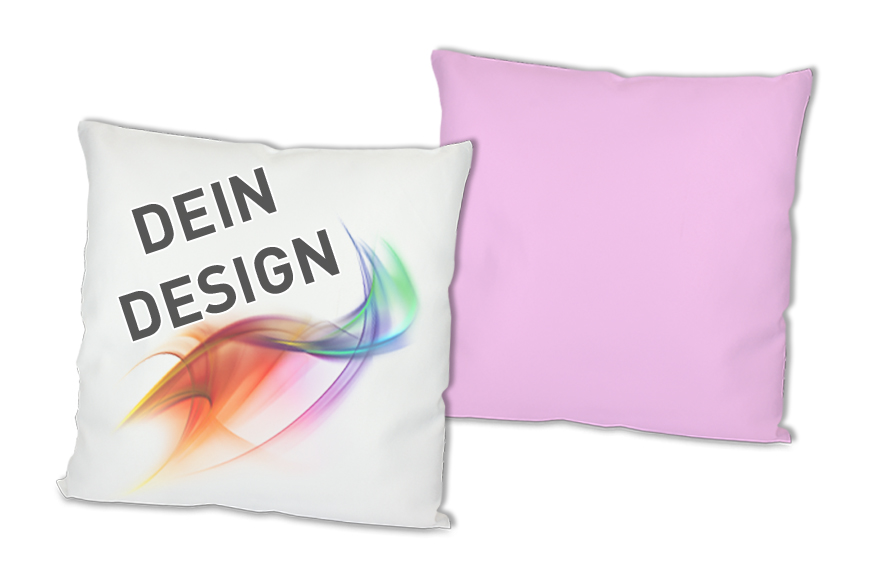 Kissenbezug - Flausch - 1-seitig bedruckbar - weiß