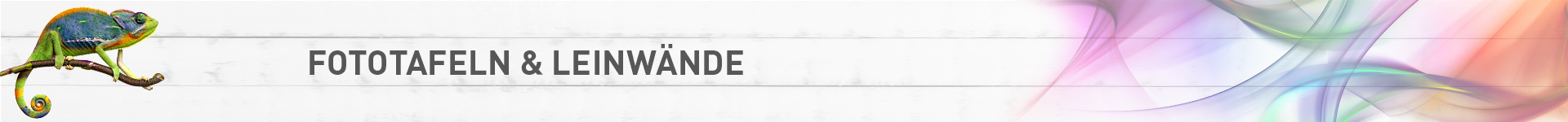 Fototafeln & Leinwände