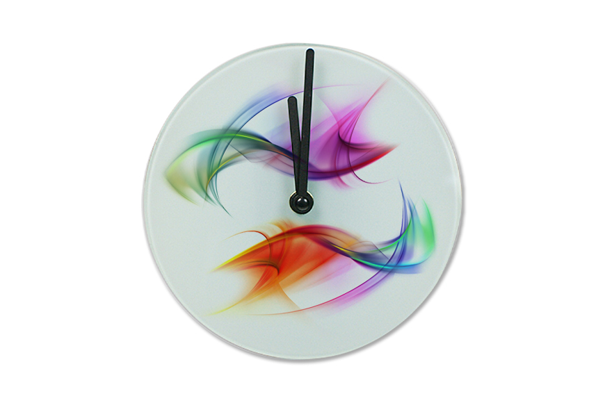 Glas-Wanduhr l selbst gestalten