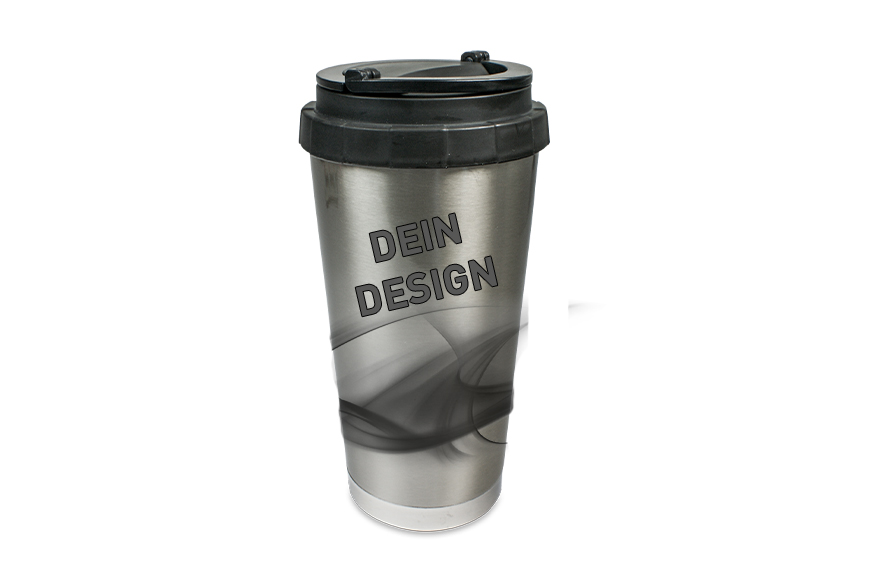 Thermobecher Coffee-To-Go Edelstahl l selbst gestalten